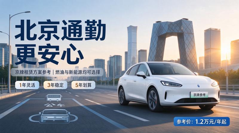 京牌租赁办理现场